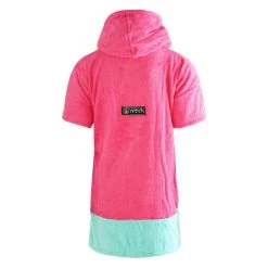 WAVE HAWAII PONCHO BAMBOO PINK WAVE En Coton Bio Et Fibre De Bamboo -Plongée Soldes WAVE HAWAII PONCHO BAMBOO PINK WAVE en coton bio et fibr 1